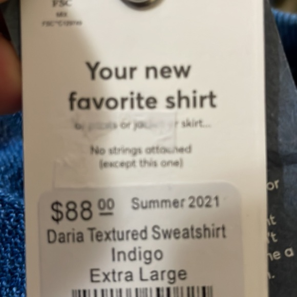 Marine Layer Daria  Textured Sweatshirt - Picture 8 of 8